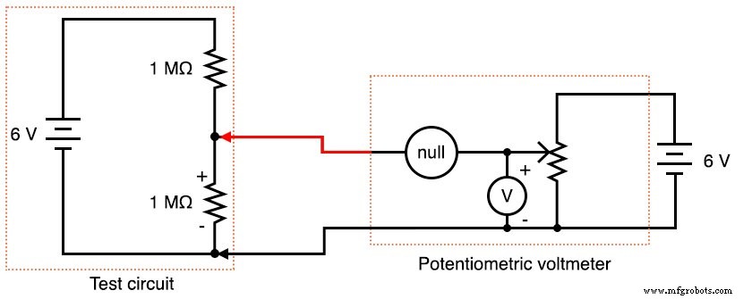 Voltmètre potentiométrique : Mesure précise de tension avec charge minimale