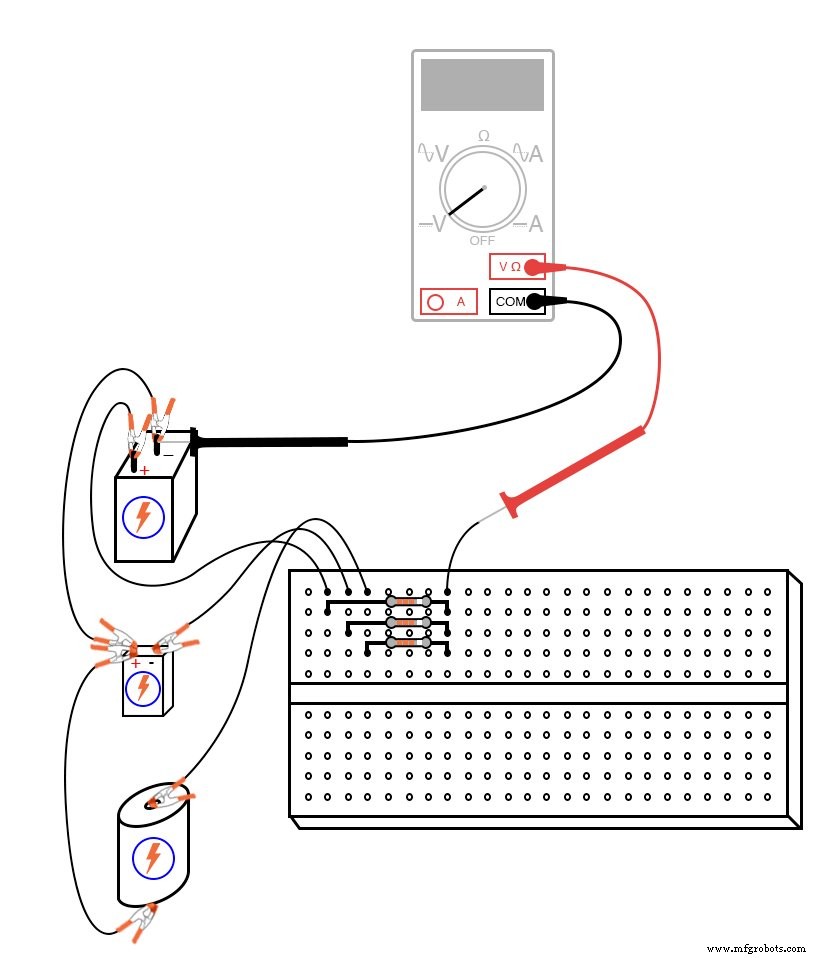 Circuit analogique simple de moyennage : Un moyenneur de tension pratique