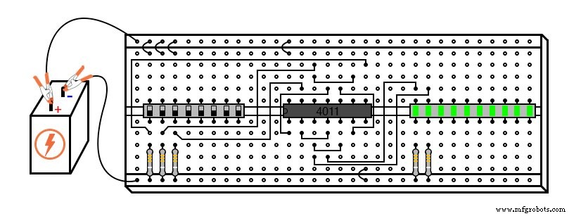 Construction d une bascule RS à portes NAND avec entrée Enable : composants, conception et fonctionnement