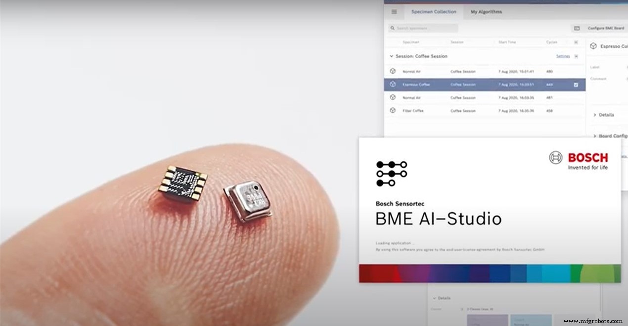 Bosch Sensortec présente le BME688 : le plus petit capteur qualité d air intelligent avec IA