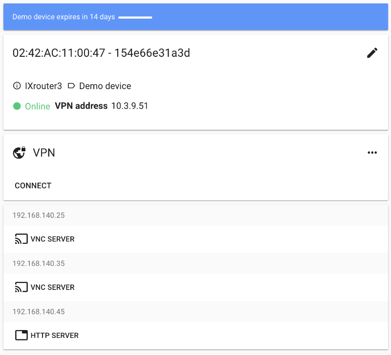 Découvrez IXON Cloud instantanément : Dispositif Démo Virtuel gratuit pour test accès à distance & IoT