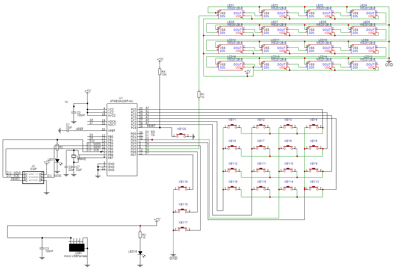 Carte de Visite PCB Tic-Tac-Toe 4×4 Personnalisée – Guide de Conception, Fabrication et Programmation
