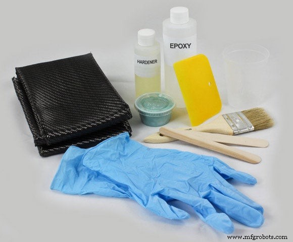 Kit de démarrage fibre de carbone DIY — Construisez des pièces personnalisées en toute sécurité et à moindre coût
