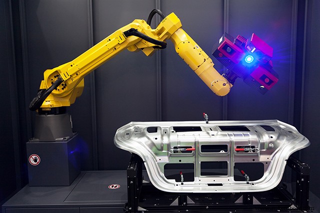 Améliorer l efficacité manufacturière avec la métrologie laser robotisée