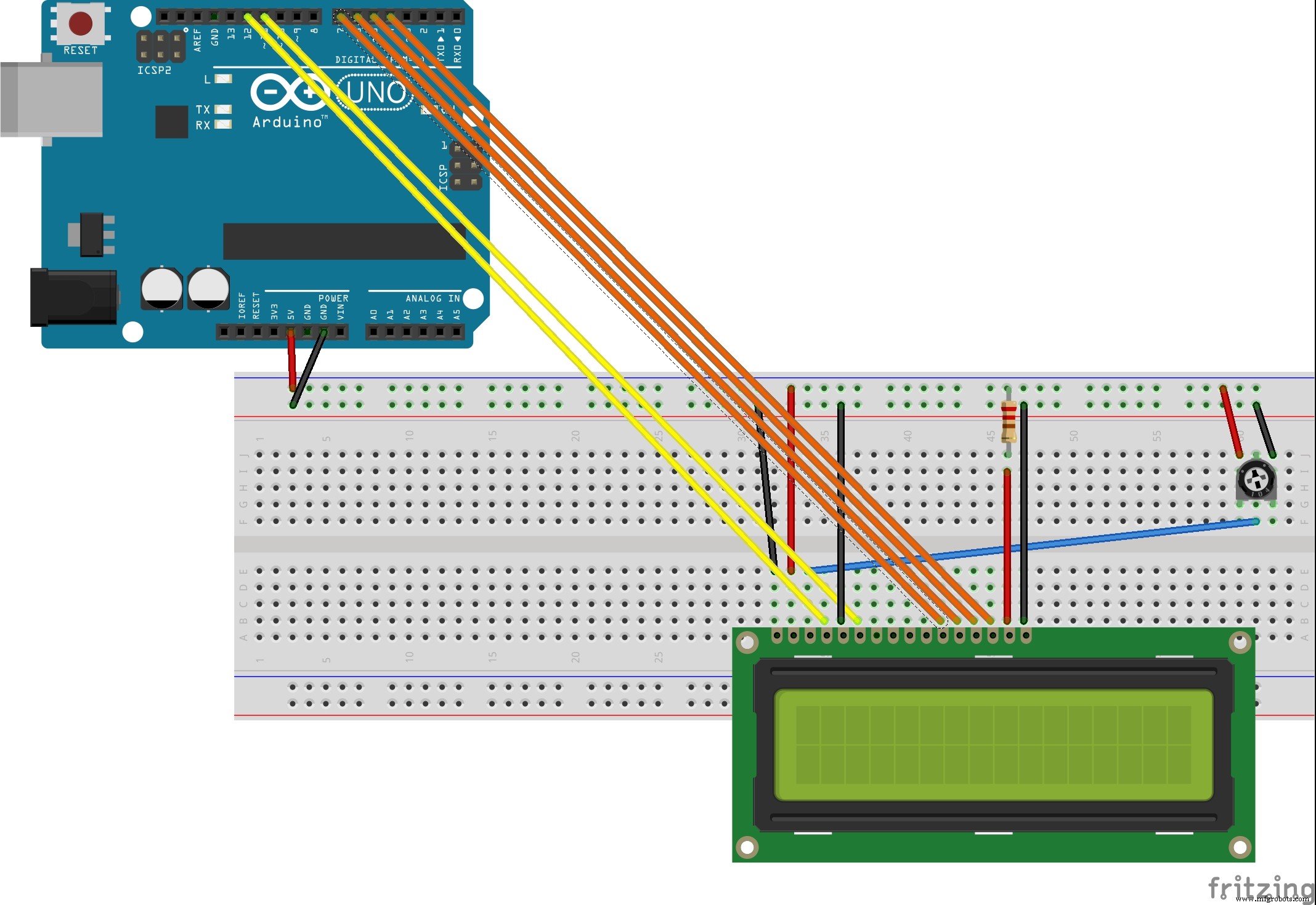 Créer des animations et jeux sur LCD avec Arduino UNO