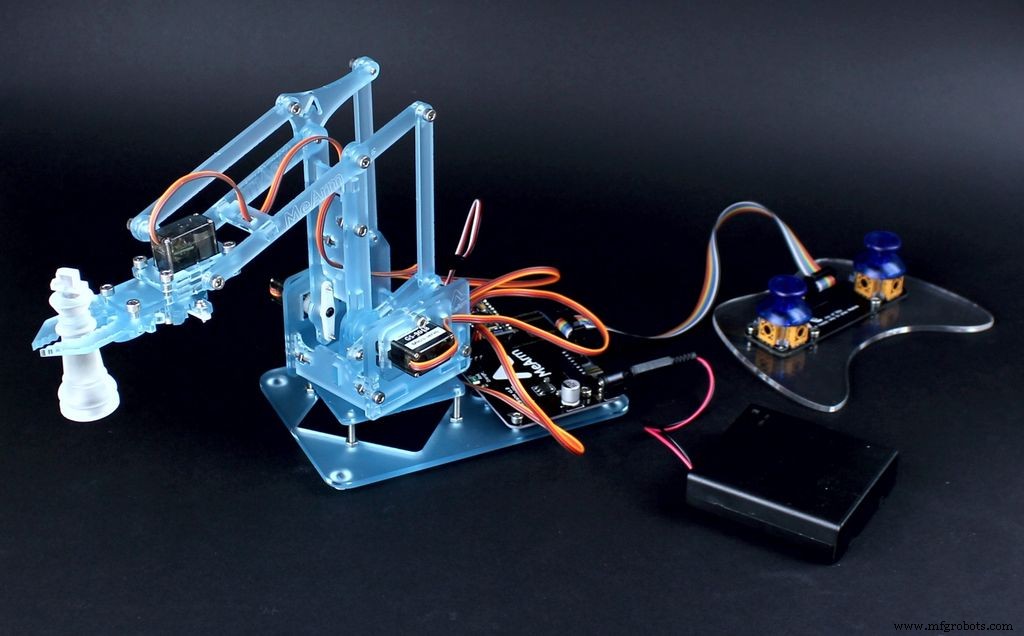 Bras Robotique MeArm V1.0 – Construisez Votre Bras Robotisé Arduino et Raspberry Pi
