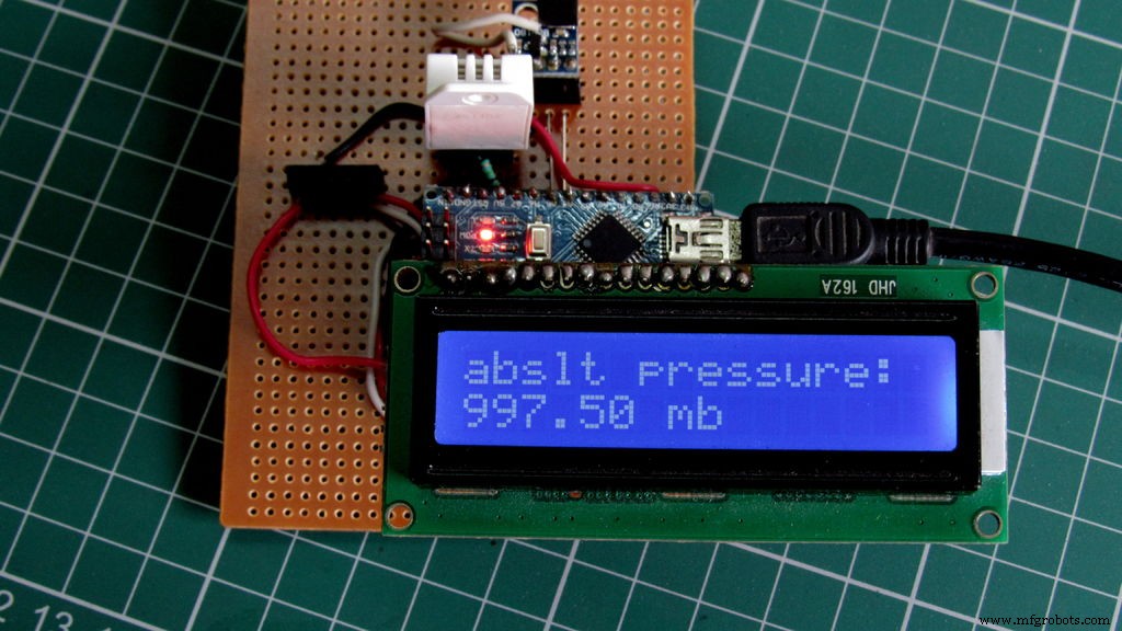 Station Météo Arduino Portable à 10$ – Nano, DHT22, BMP180 et LCD