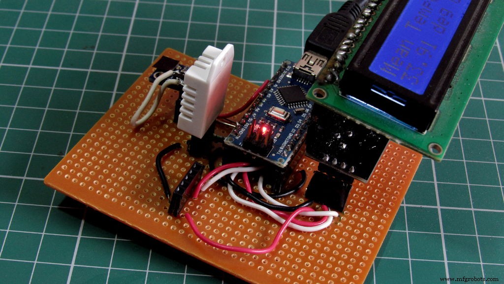 Station Météo Arduino Portable à 10$ – Nano, DHT22, BMP180 et LCD