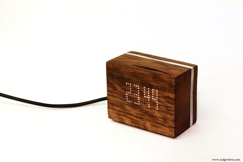 Créer une horloge LED en bois moderne avec Arduino Nano et RTC DS3231