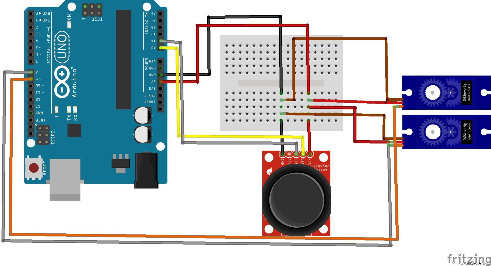Labyrinthe à billes Arduino : jeu de plateau en carton motorisé