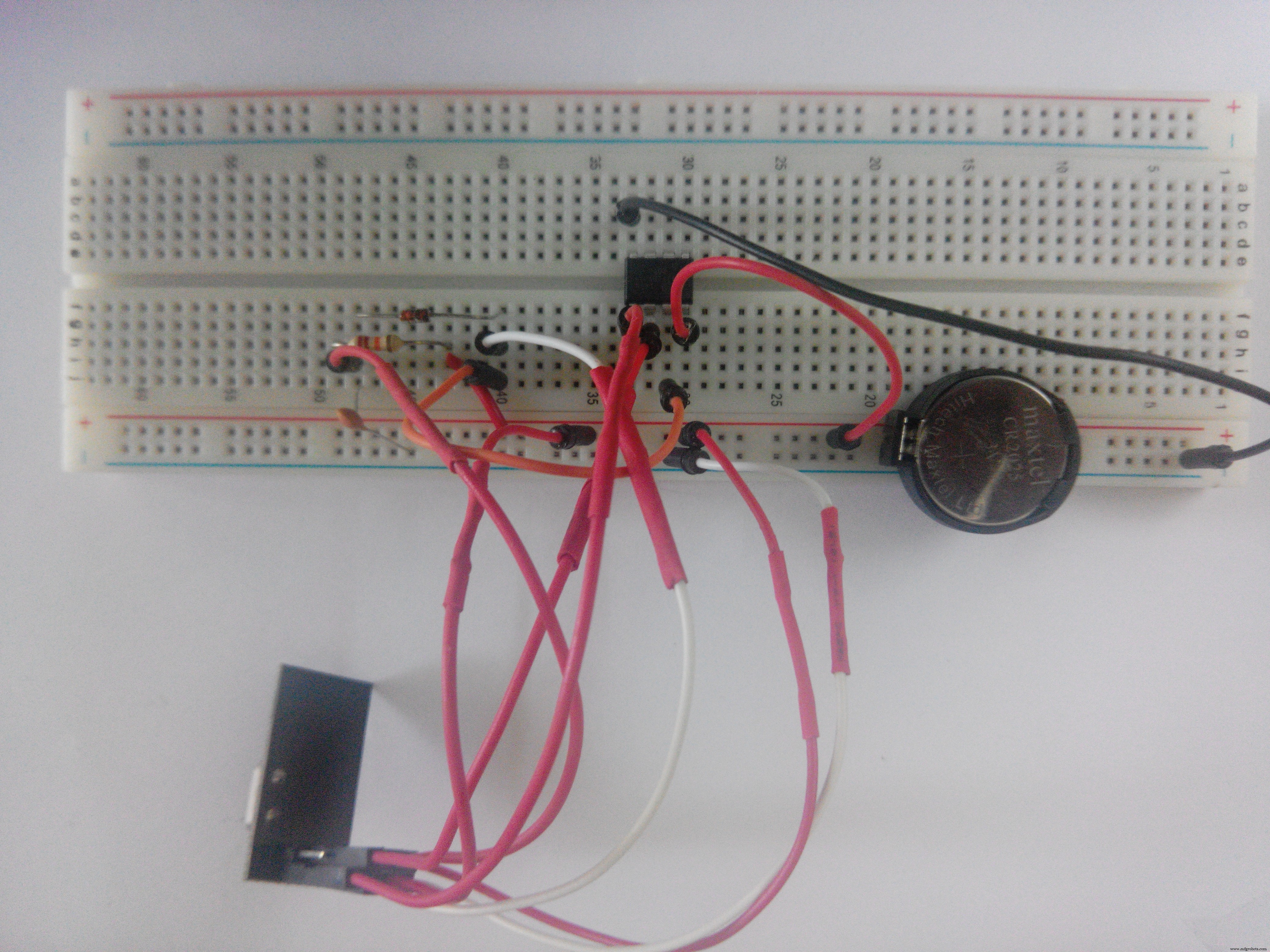Transmission sans fil de capteur 3 broches avec nRF24L01+ et ATtiny85