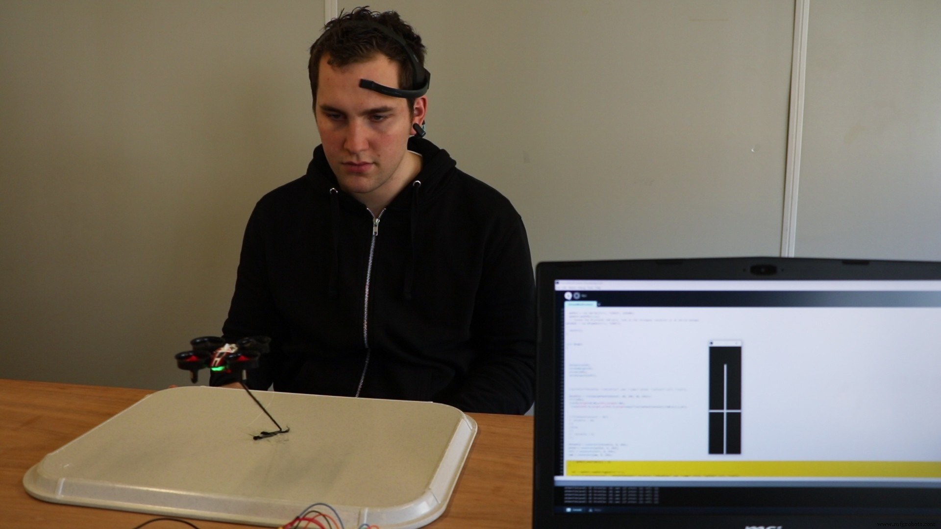 Drone piloté par la pensée : utiliser l EEG pour faire voler un micro drone de course