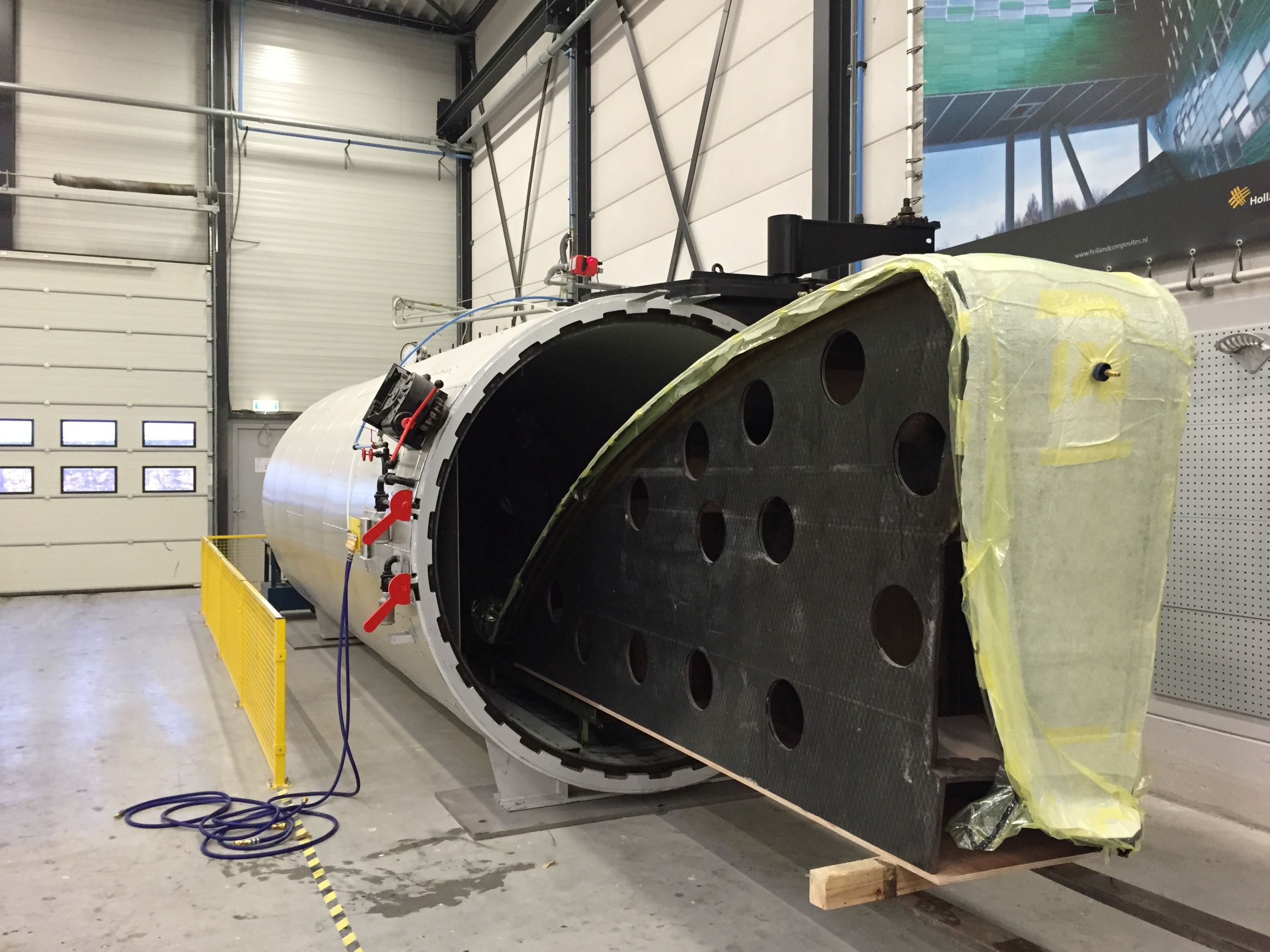Visite de Holland Composites : l usine avancée de Lelystad