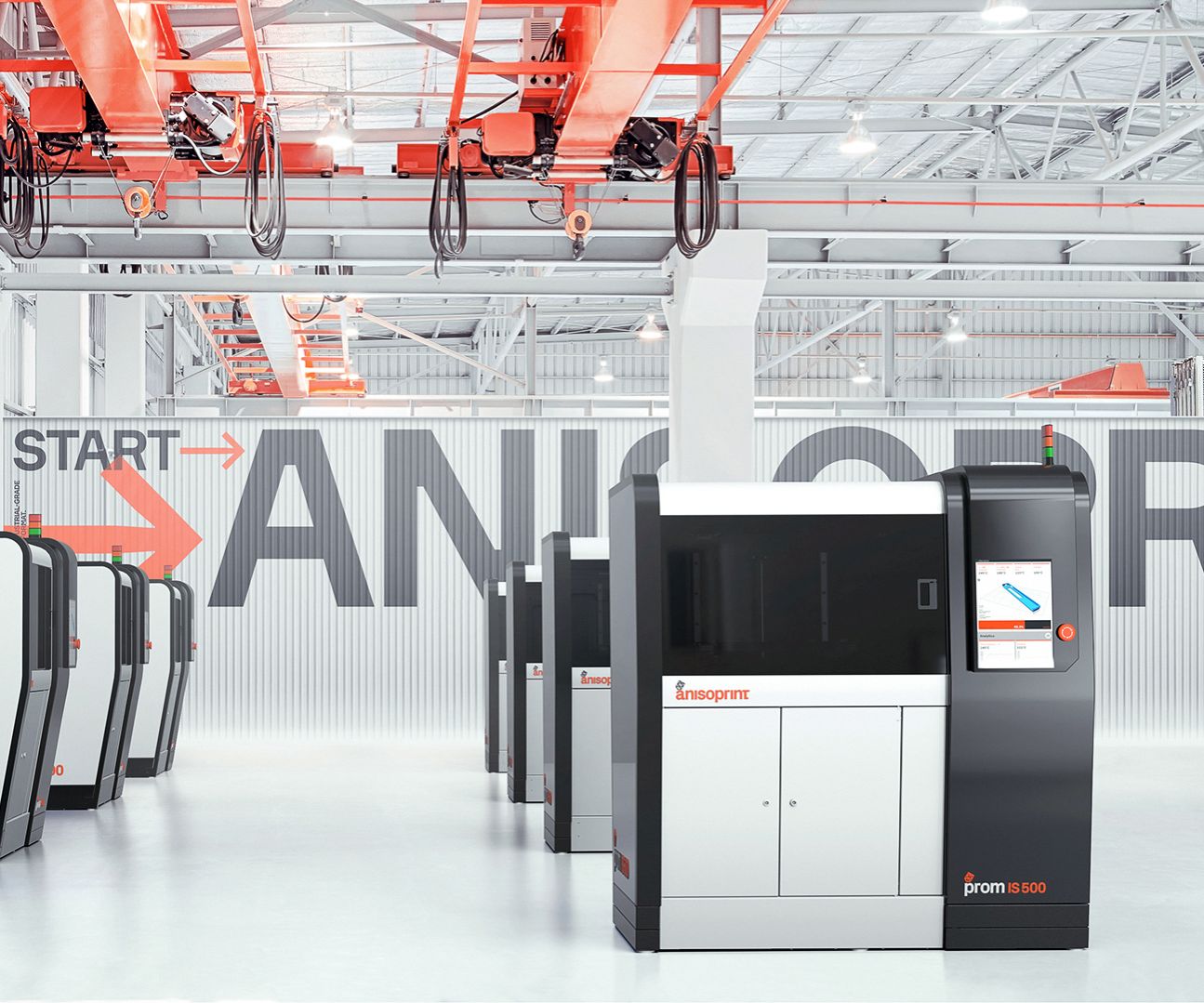 Anisoprint lance ProM IS 500 : imprimante 3D industrielle pour thermoplastiques haute température avec renforcement fibres