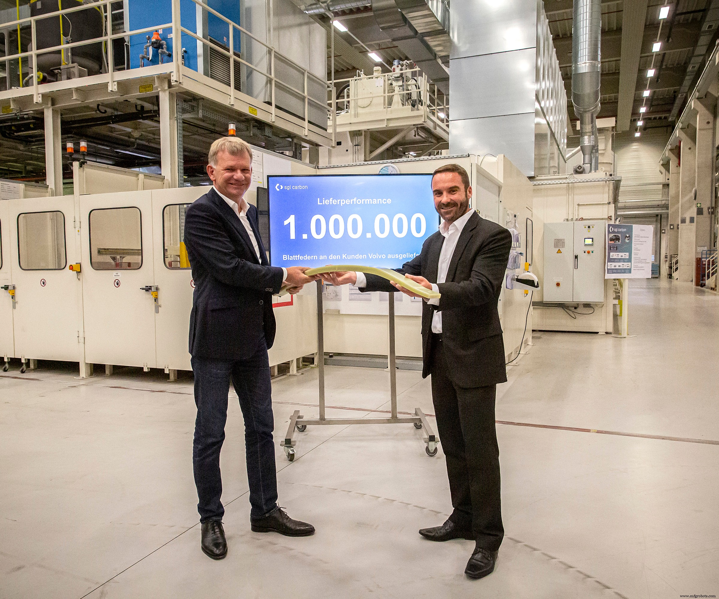 SGL Carbon franchit le cap du million de lames composites livrées à Volvo