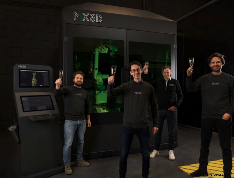 MX3D lève 2,25 M€ pour lancer le système d impression 3D métal robotique M1 avancé