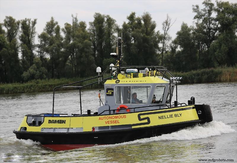 Sea Machines annonce le premier voyage océanique autonome d un remorqueur autour du Danemark