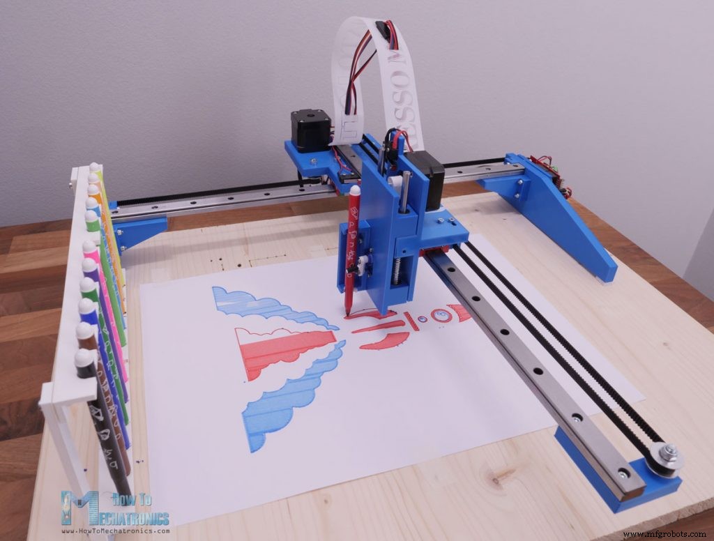 Construire votre propre traceur CNC à changement d outil automatique – Tutoriel Machine à Dessiner DIY