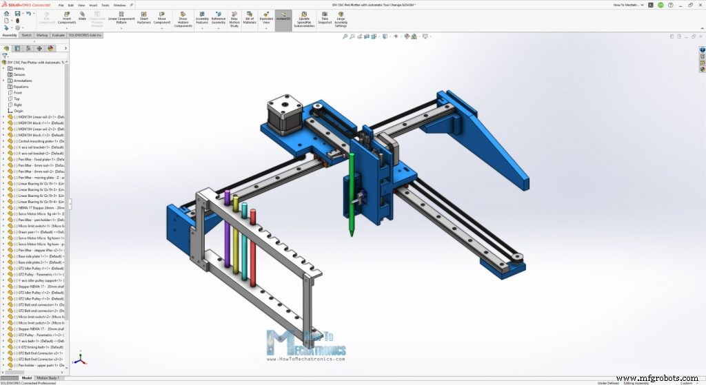 Construire votre propre traceur CNC à changement d outil automatique – Tutoriel Machine à Dessiner DIY