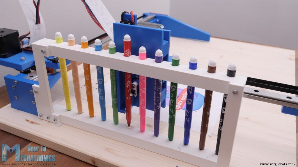 Construire votre propre traceur CNC à changement d outil automatique – Tutoriel Machine à Dessiner DIY