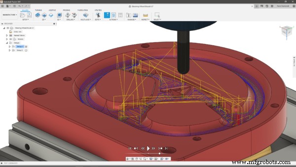 Guide étape par étape pour usiner un volant avec Fusion 360