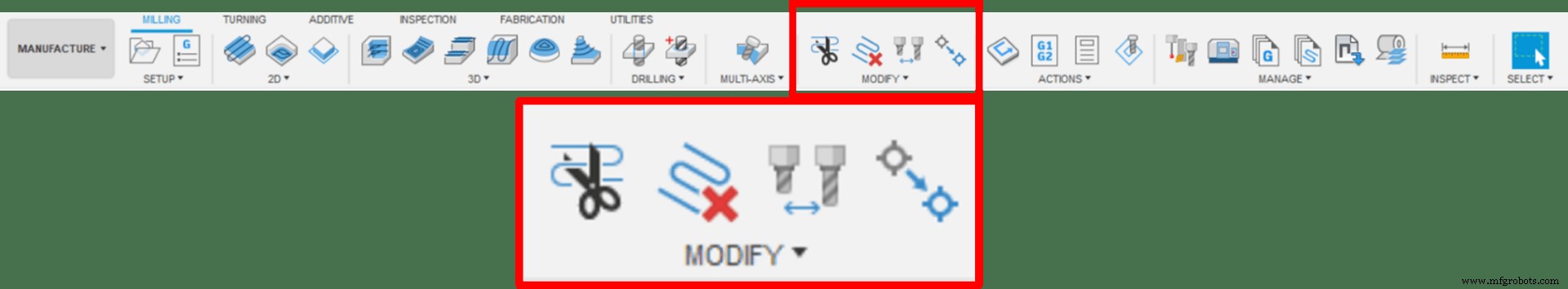 Maîtriser les modifications de parcours d outils dans l Extension Machining Fusion 360