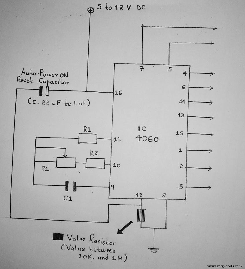 Brochage et fonctions du CI 4060 expliqués – Guide complet