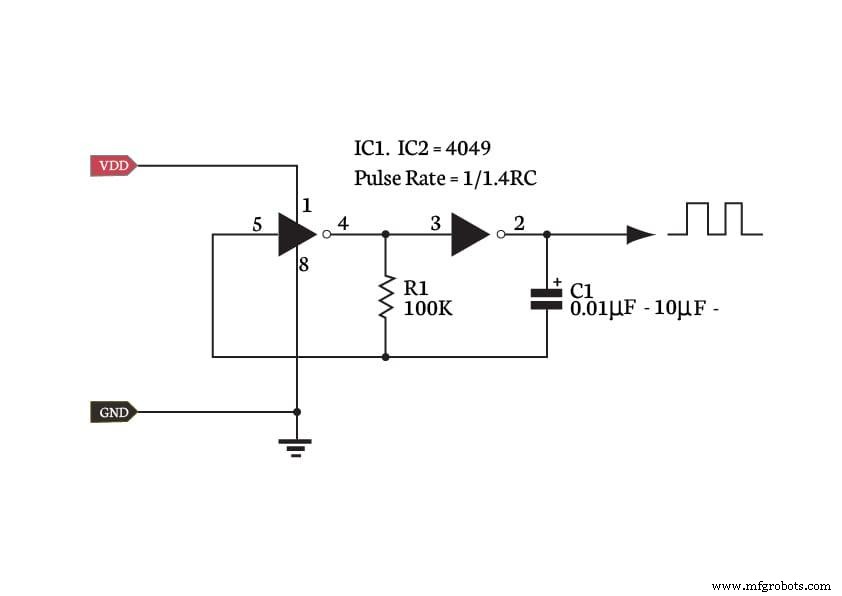 CI CD4049 Inverseur Hex CMOS : Caractéristiques, Applications et Schéma de Circuit – Votre Guide Ultime