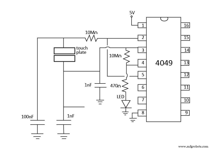 CI CD4049 Inverseur Hex CMOS : Caractéristiques, Applications et Schéma de Circuit – Votre Guide Ultime