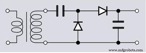 Doubleur de tension : Alternative légère et économique aux circuits transformateur-redresseur