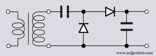 Doubleur de tension : Alternative légère et économique aux circuits transformateur-redresseur