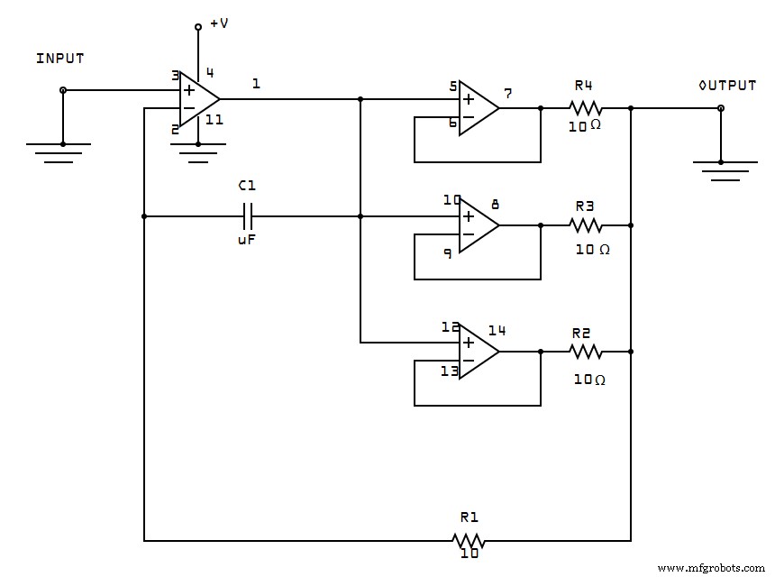LM324 : Circuits Simplifiés, Projets, Spécifications et Guide de Brochage