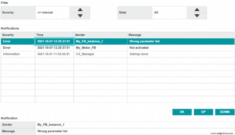 Bibliothèque CXMM Message Management : Messagerie HMI efficace pour applications IEC-61131 PLC