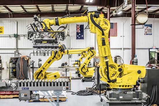 Robots mécaniques : précision et efficacité accrues en usine