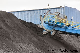 Manutention verticale efficace de matériaux en vrac avec convoyeurs et élévateurs à godets