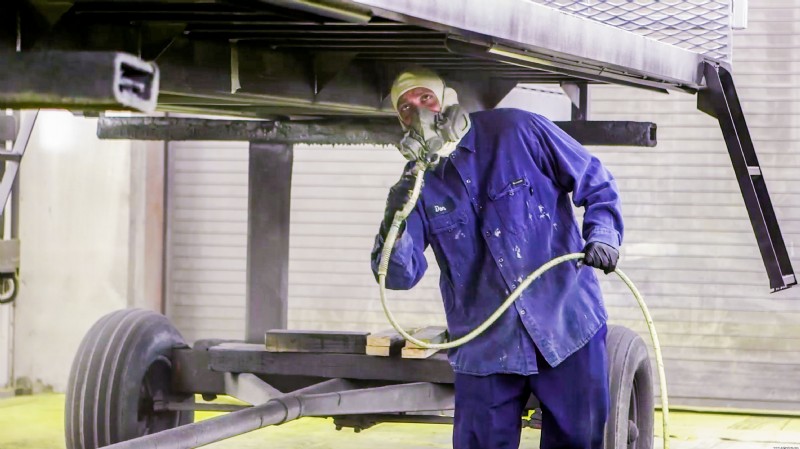 Swanton Welding étend ses capacités avec l acquisition d une nouvelle cabine de peinture